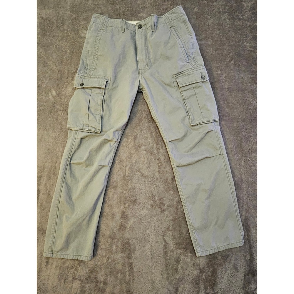 Levis White Label Gray Cargo Pants Mens W30 L30 Discontinued Straight Utility - Picture 1 of 9
